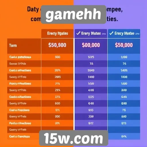 Comparativo de preços no Gamehh versus concorrentes